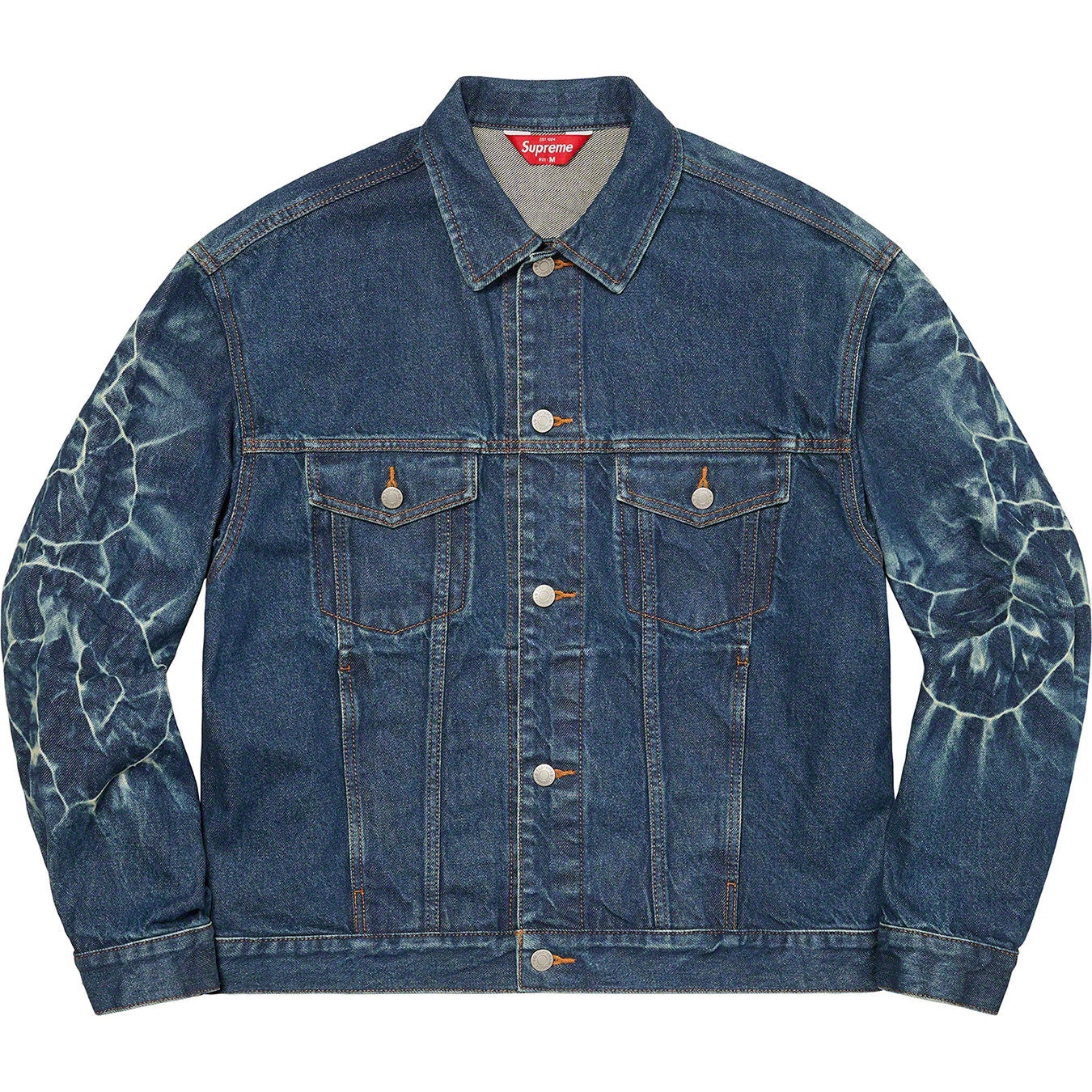 Shibori Denim Trucker Jacket view 10